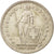 Coin, Switzerland, 2 Francs, 1946, Bern, AU(50-53), Silver, KM:21