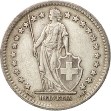 Switzerland, 2 Francs, 1947, Bern, AU(50-53), Silver, KM:21