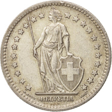 Coin, Switzerland, 2 Francs, 1947, Bern, AU(55-58), Silver, KM:21