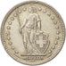Coin, Switzerland, 2 Francs, 1947, Bern, AU(55-58), Silver, KM:21