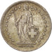 Switzerland, 2 Francs, 1948, Bern, VF(30-35), Silver, KM:21