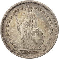Switzerland, 2 Francs, 1953, Bern, EF(40-45), Silver, KM:21