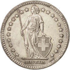 Coin, Switzerland, 2 Francs, 1953, Bern, EF(40-45), Silver, KM:21