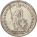 Coin, Switzerland, 2 Francs, 1953, Bern, EF(40-45), Silver, KM:21
