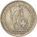 Switzerland, 2 Francs, 1958, Bern, AU(55-58), Silver, KM:21