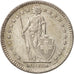 Switzerland, 2 Francs, 1960, Bern, AU(50-53), Silver, KM:21