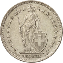 Switzerland, 2 Francs, 1961, Bern, AU(55-58), Silver, KM:21