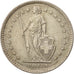Switzerland, 2 Francs, 1963, Bern, AU(50-53), Silver, KM:21