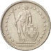 Switzerland, 2 Francs, 1965, Bern, AU(50-53), Silver, KM:21
