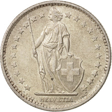 Switzerland, 2 Francs, 1965, Bern, AU(55-58), Silver, KM:21