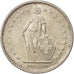 Switzerland, 2 Francs, 1965, Bern, AU(55-58), Silver, KM:21
