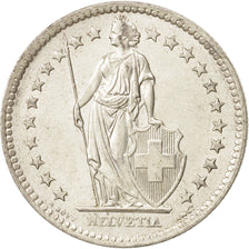 Coin, Switzerland, 2 Francs, 1964, Bern, AU(55-58), Silver, KM:21