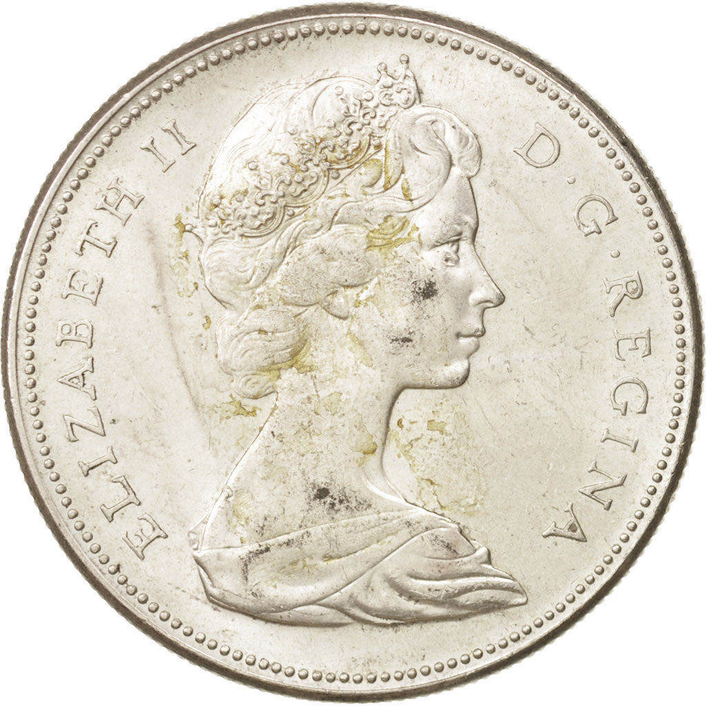Coin, Canada, Elizabeth II, Dollar, 1967, Royal Canadian Mint, Ottawa