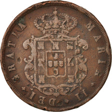 Münze, Portugal, Maria II, 20 Reis, 1849, S, Kupfer, KM:482