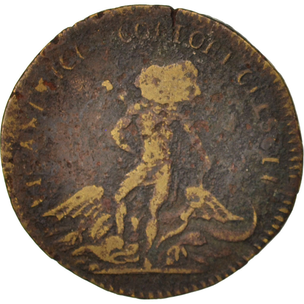 France, Token, Royal, Louis XV, F(12-15), Brass