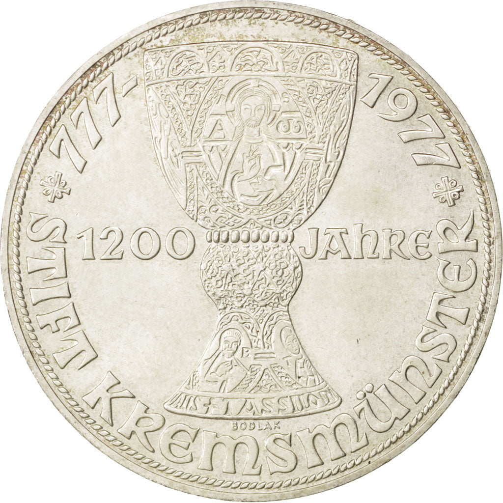 AUSTRIA, 100 Schilling, 1977, KM #2934, MS(63), Silver, 36, 23.83