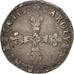Coin, France, 1/8 Ecu, 1590, Paris, VF(30-35), Silver, Sombart:4672