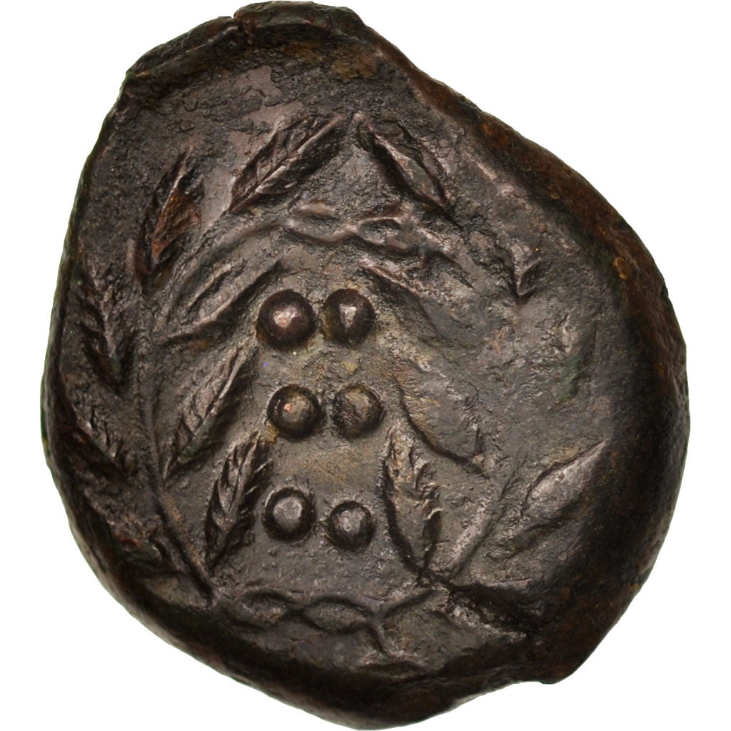 Hemilitron, 413-408, Himera, VF(30-35), Bronze, SNG Cop:320