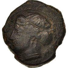 Coin, Hemilitron, 413-408, Himera, VF(20-25), Bronze, SNG Cop:320