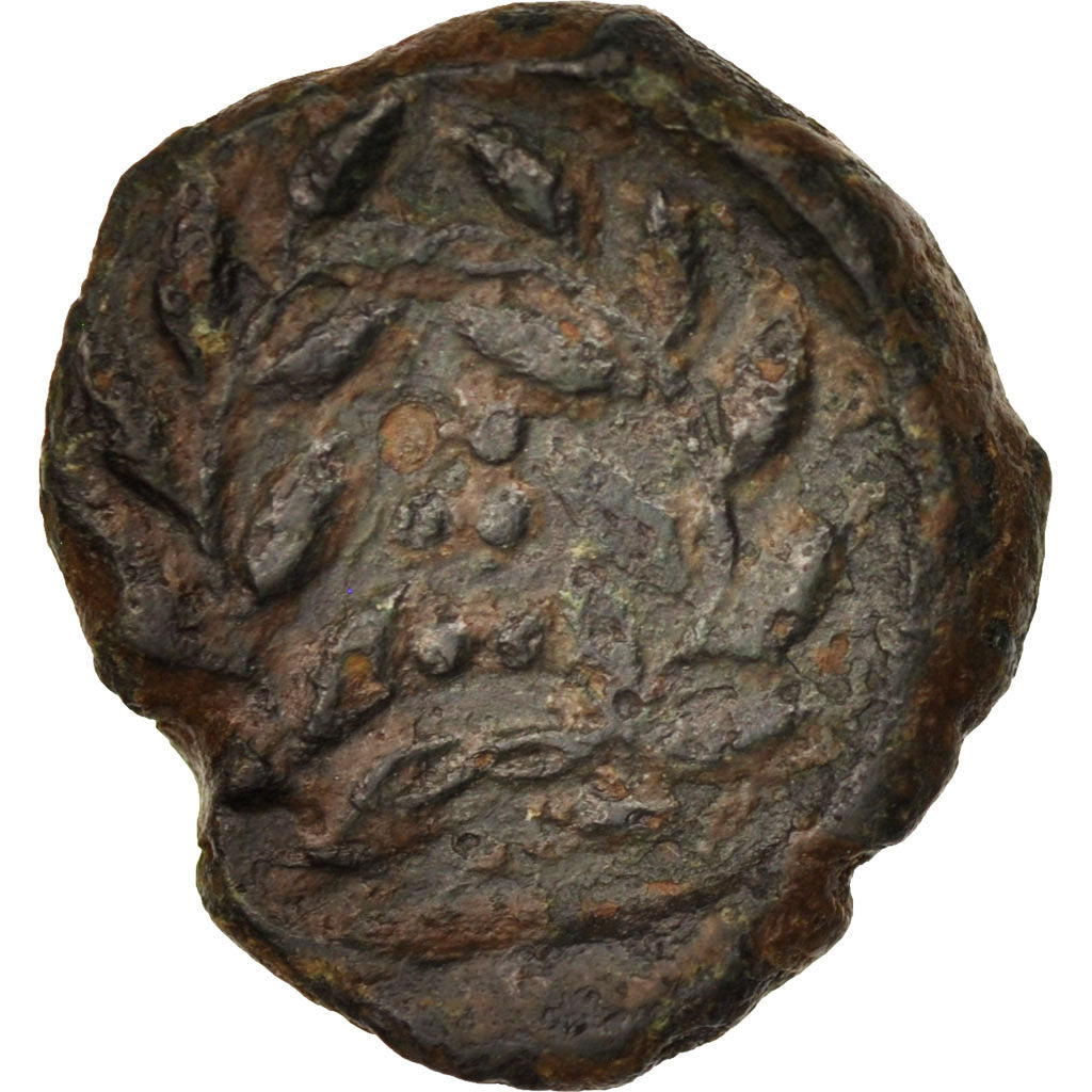 Coin, Hemilitron, 413-408, Himera, VF(20-25), Bronze, SNG Cop:320