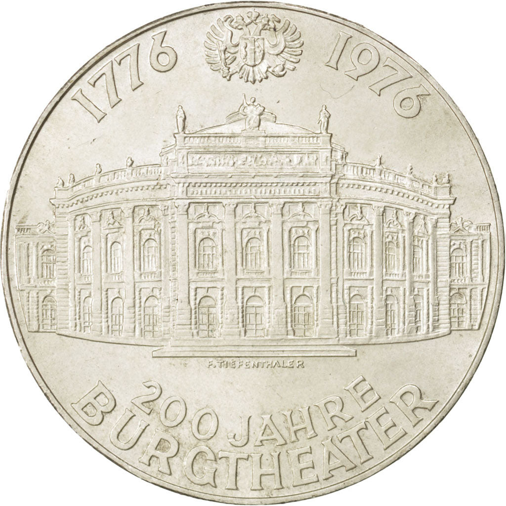 AUSTRIA, 100 Schilling, 1976, KM #2930, MS(60-62), Silver, 36, 23.94