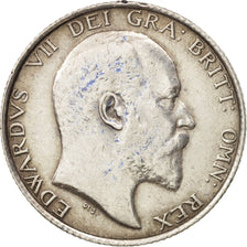 Great Britain, Edward VII, Shilling, 1902, AU(50-53), Silver, KM:800