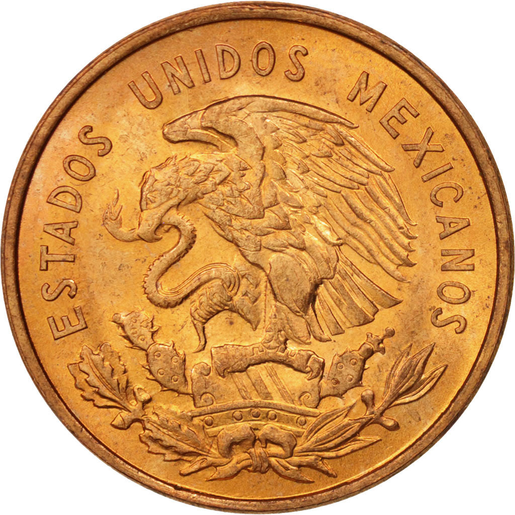 Moneda, México, 10 Centavos, 1956, Mexico City, SC, Bronce, KM:433