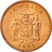 Monnaie, Jamaica, Elizabeth II, Cent, 1971, Franklin Mint, SUP+, Bronze, KM:45