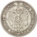 Finland, Alexander II, Markka, 1865, EF(40-45), Silver, KM:3.1