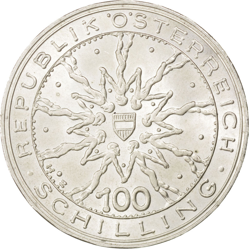 AUSTRIA, 100 Schilling, 1978, KM #2939, MS(63), Silver, 36, 24.14