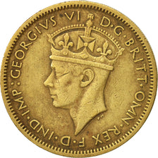 BRITISH WEST AFRICA, George VI, Shilling, 1938, AU(50-53), Nickel-brass, KM:23