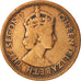 Mauritius, Elizabeth II, 2 Cents, 1957, VF(30-35), Bronze, KM:32