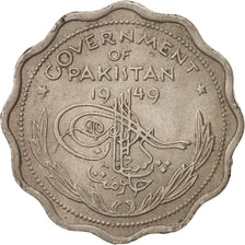 Pakistan, Anna, 1949, Bombay, AU(50-53), Copper-nickel, KM:3