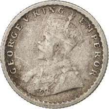 Coin, INDIA-BRITISH, George V, 1/4 Rupee, 1919, Bombay, VF(20-25), Silver
