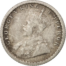 Moneta, INDIE BRYTYJSKIE, George V, 1/4 Rupee, 1919, Bombay, VF(20-25), Srebro