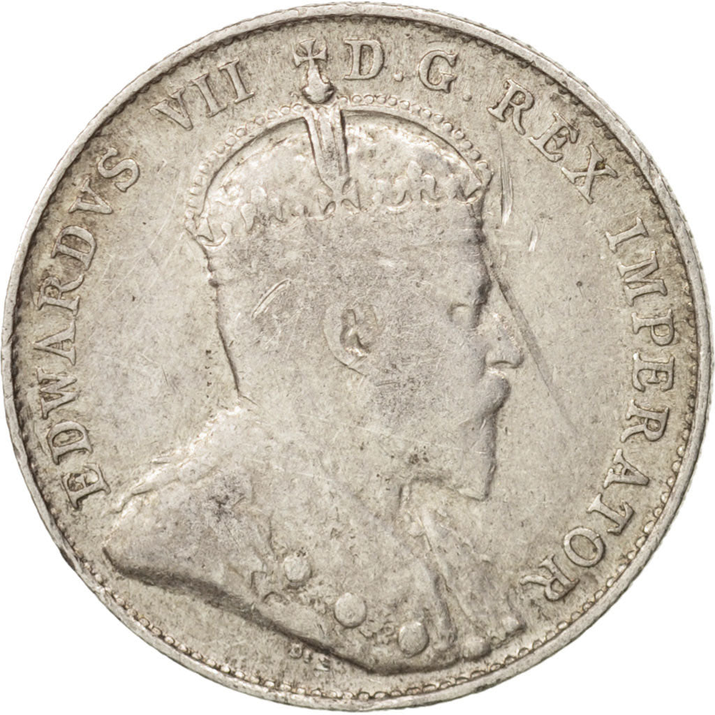 Coin, Canada, Edward VII, 10 Cents, 1902, Royal Canadian Mint, Ottawa