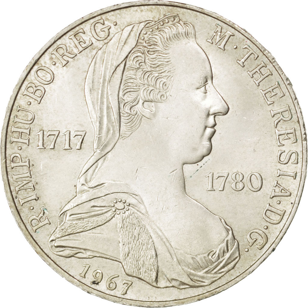 AUSTRIA, 25 Schilling, 1967, KM #2901, MS(63), Silver, 30, 13.15