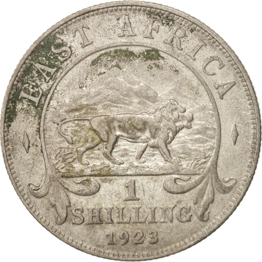 EAST AFRICA, George V, Shilling, 1923, EF(40-45), Silver, KM:21