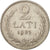 Moneta, Lettonia, 2 Lati, 1925, BB+, Argento, KM:8