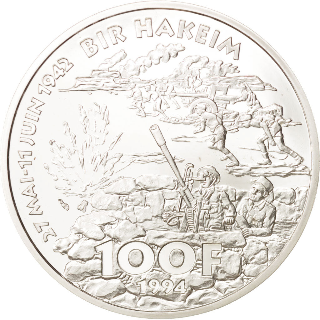 France, 100 Francs, 1994, Paris, MS(65-70), Silver, KM:1040