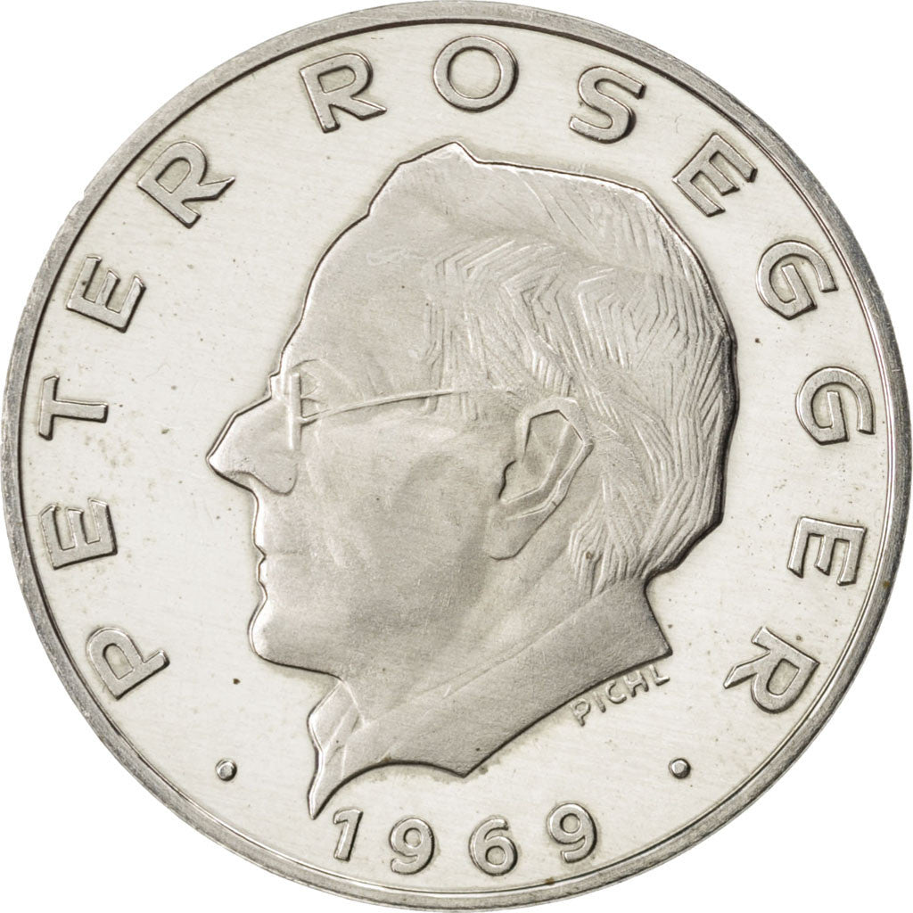 Coin, Austria, 25 Schilling, 1969, AU(55-58), Silver, KM:2905