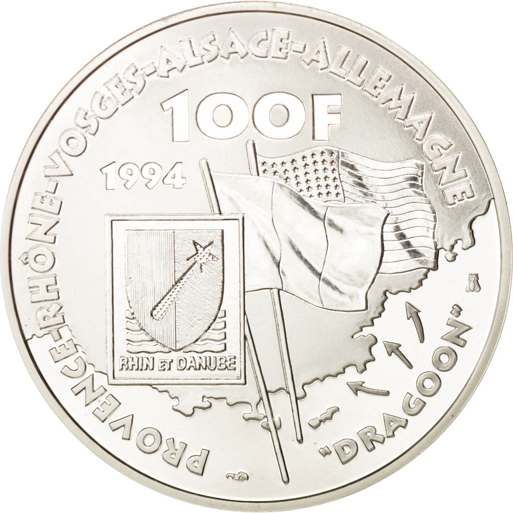 Coin, France, 100 Francs, 1994, Paris, MS(65-70), Silver, KM:1044