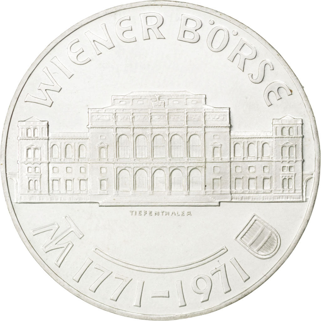 AUSTRIA, 25 Schilling, 1971, KM #2910, AU(55-58), Silver, 30, 13.10