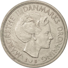 Coin, Denmark, Margrethe II, 5 Kroner, 1975, Copenhagen, AU(55-58)