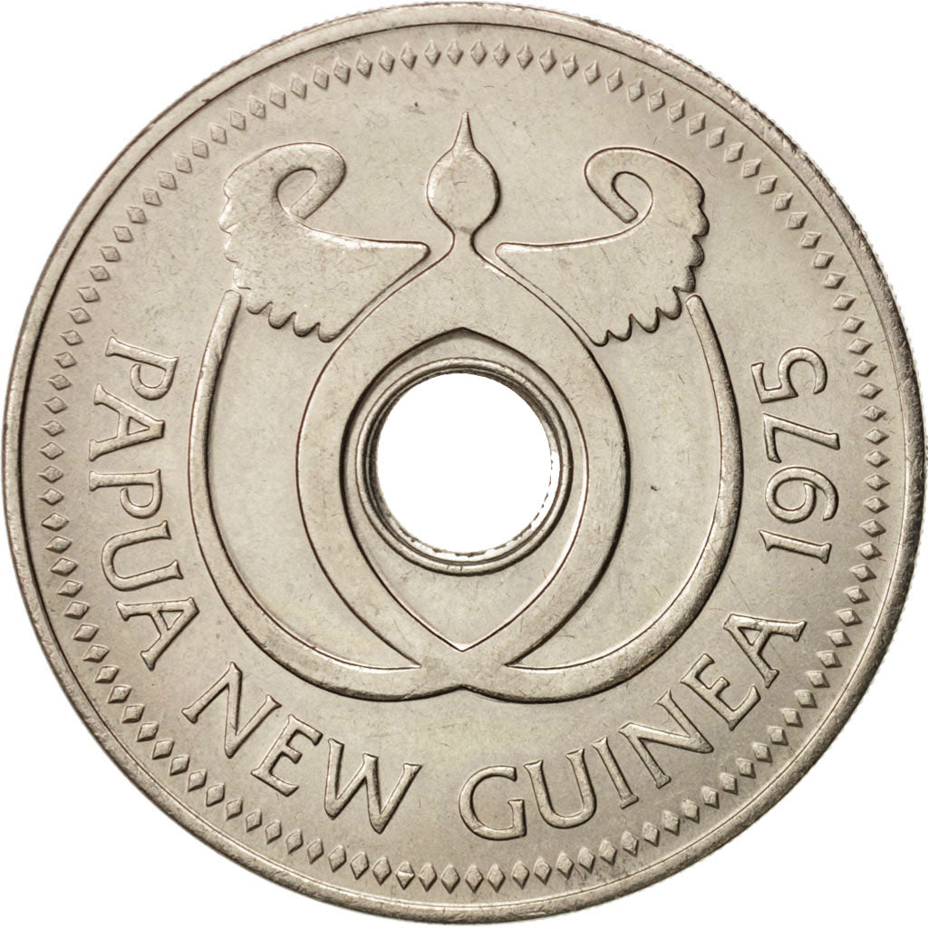 Papua New Guinea, Kina, 1975, AU(50-53), Copper-nickel, KM:6