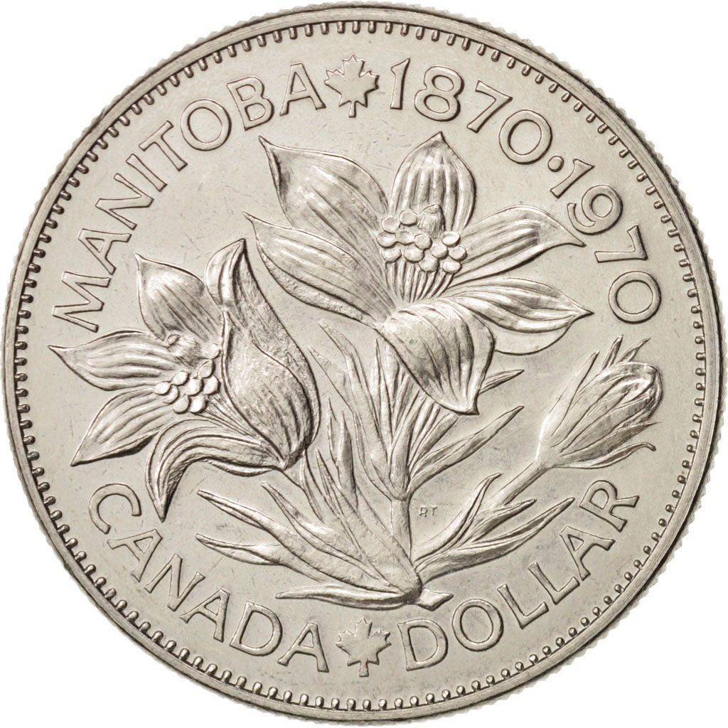 Canada, Elizabeth II, Dollar, 1970, Royal Canadian Mint, Ottawa, AU(50-53)