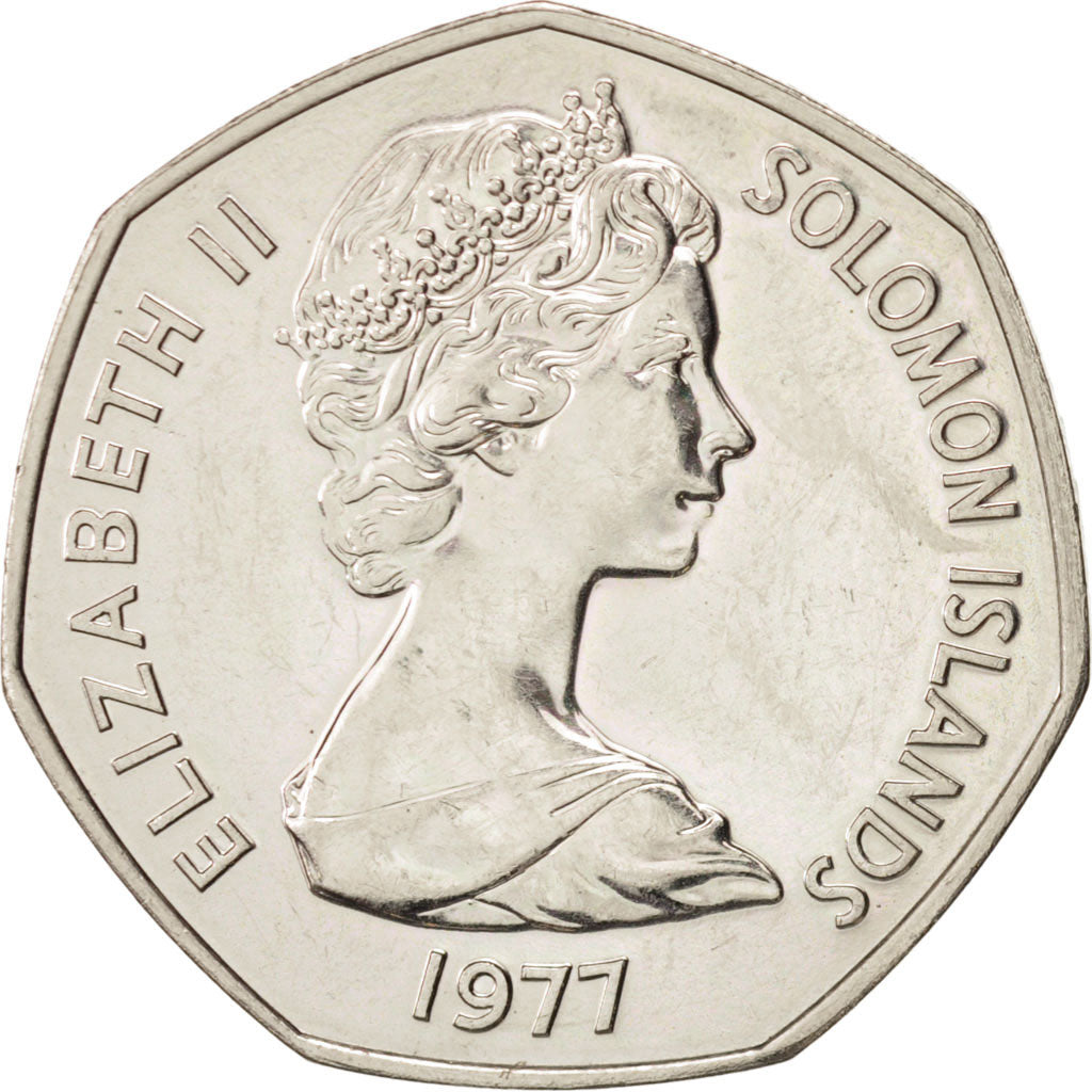 Solomon Islands, Dollar, 1977, AU(50-53), Copper-nickel, KM:6