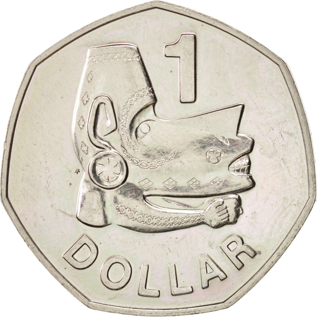 Solomon Islands, Dollar, 1977, AU(50-53), Copper-nickel, KM:6