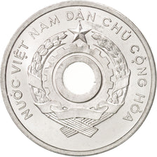 Vietnam, NORTH VIET NAM, 2 Xu, 1958, MS(65-70), Aluminum, KM:6