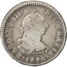 MEXICO, Real, 1776, Mexico City, KM #78.2, EF(40-45), Silver, 3.28